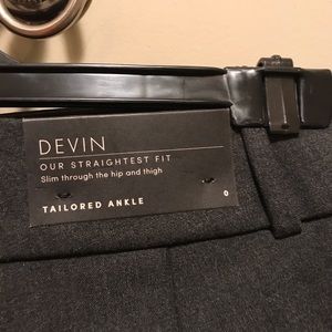 NWT AnnTaylor Devin fit charcoal slacks size 0